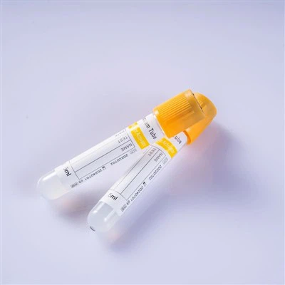 Gel Clot Vacutainer piedevas vakuuma asins savākšanas caurule