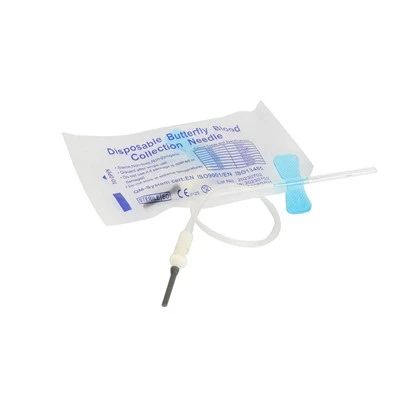 Butterfly 20G-23G nerūsējošā tērauda asins savākšanas adatas PVC ABS
